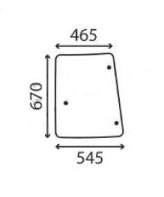 Ανταλλακτικό κρύσταλλο πλαϊνό αριστερό