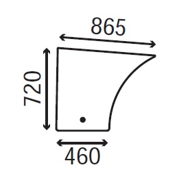 Ανταλλακτικό κρύσταλλο πόρτας αριστερής/δεξιάς κάτω