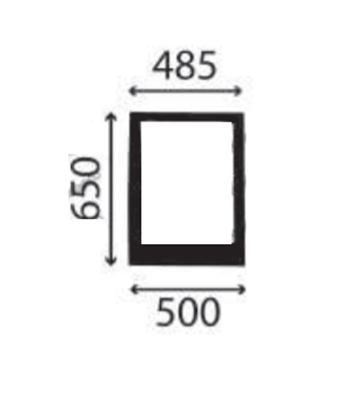 Ανταλλακτικό κρύσταλλο εμπρόσθιο κάτω αριστερό