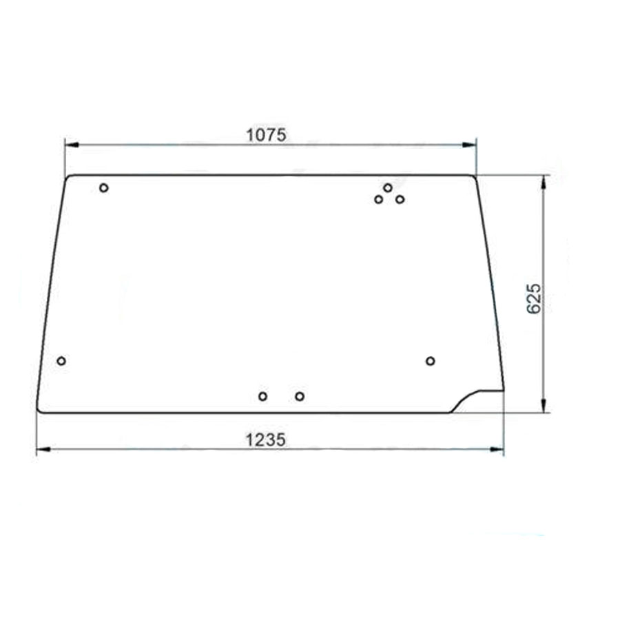 Ανταλλακτικό κρύσταλλο οπισθίου παρμπρίζ