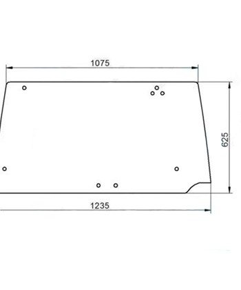 Ανταλλακτικό κρύσταλλο οπισθίου παρμπρίζ