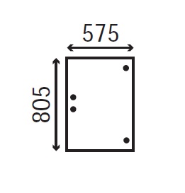 Ανταλλακτικό κρύσταλλο πλαϊνό αριστερό/δεξί