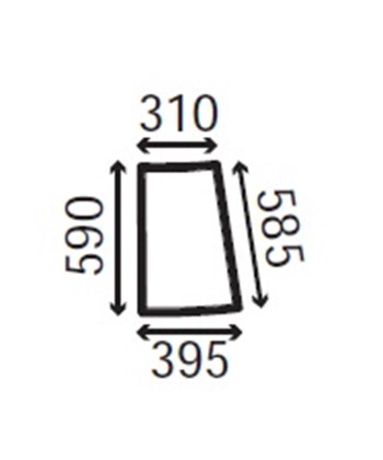 Ανταλλακτικό κρύσταλλο πλαϊνό αριστερό