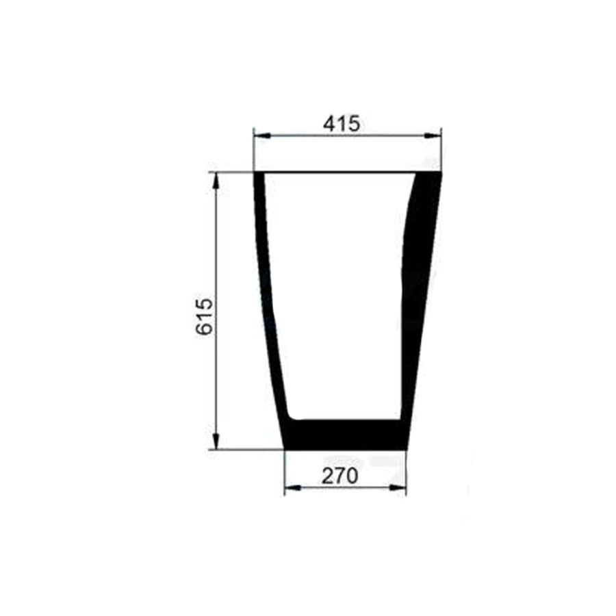 Ανταλλακτικό κρύσταλλο εμπρόσθιο κάτω δεξί