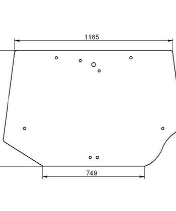 Ανταλλακτικό κρύσταλλο οπισθίου παρμπρίζ
