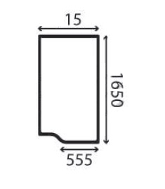 Ανταλλακτικό κρύσταλλο εμπρόσθιο