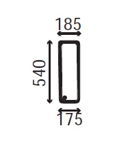 Ανταλλακτικό κρύσταλλο εμπρόσθιο κάτω αριστερό