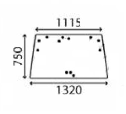 Ανταλλακτικό κρύσταλλο οπίσθιο