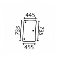 Ανταλλακτικό κρύσταλλο πλαϊνό δεξί