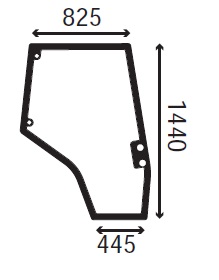 Ανταλλακτικό κρύσταλλο δεξιάς πόρτας