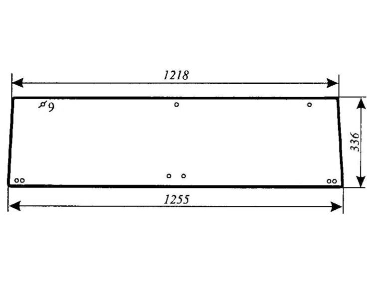 Ανταλλακτικό κρύσταλλο οπίσθιο κάτω