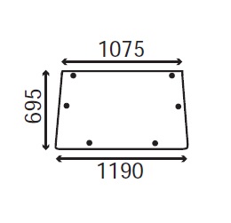 Ανταλλακτικό κρύσταλλο εμπρόσθιο