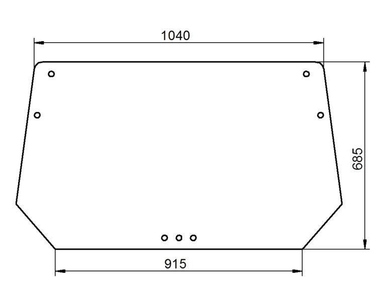 Ανταλλακτικό κρύσταλλο οπίσθιο