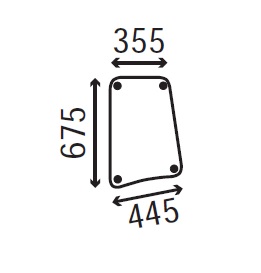 Ανταλλακτικό κρύσταλλο πλαϊνό αριστερό/δεξί