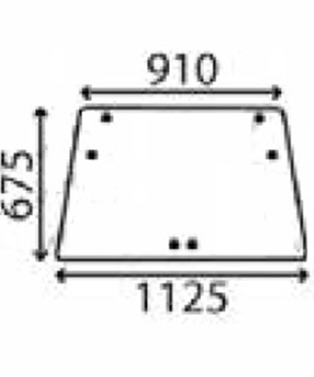 Ανταλλακτικό κρύσταλλο οπίσθιο