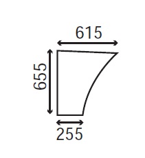 Ανταλλακτικό κρύσταλλο πόρτας αριστερής/δεξιάς κάτω