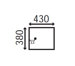 Ανταλλακτικό κρύσταλλο οπίσθιο κάτω συρόμενο