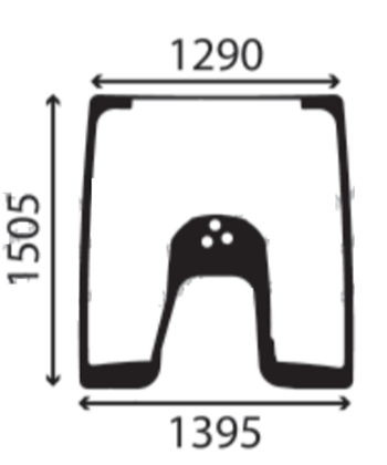 Ανταλλακτικό κρύσταλλο εμπρόσθιο
