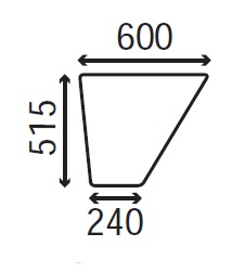 Ανταλλακτικό κρύσταλλο πόρτας αριστερής/δεξιάς κάτω