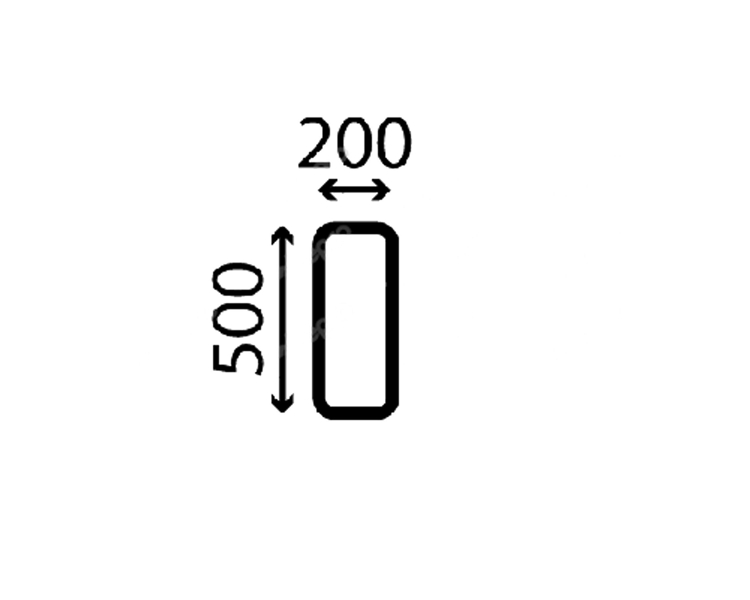 Ανταλλακτικό κρύσταλλο εμπρόσθιο αριστερό/δεξί κάτω