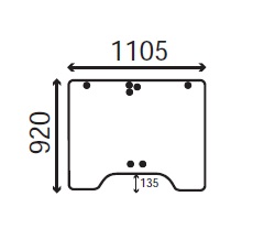 Ανταλλακτικό κρύσταλλο εμπρόσθιο