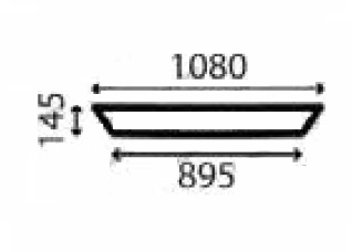 Ανταλλακτικό κρύσταλλο οπίσθιο κάτω