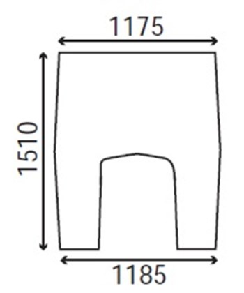Ανταλλακτικό κρύσταλλο εμπρόσθιο