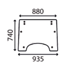 Ανταλλακτικό κρύσταλλο εμπρόσθιο