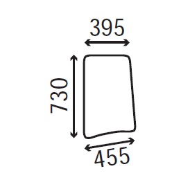 Ανταλλακτικό κρύσταλλο πλαϊνό αριστερό/δεξί