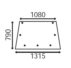 Ανταλλακτικό κρύσταλλο οπίσθιο