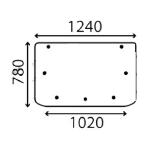 Ανταλλακτικό κρύσταλλο οπίσθιο