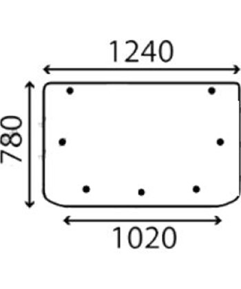 Ανταλλακτικό κρύσταλλο οπίσθιο