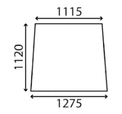 Ανταλλακτικό κρύσταλλο εμπρόσθιο