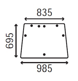 Ανταλλακτικό κρύσταλλο εμπρόσθιο