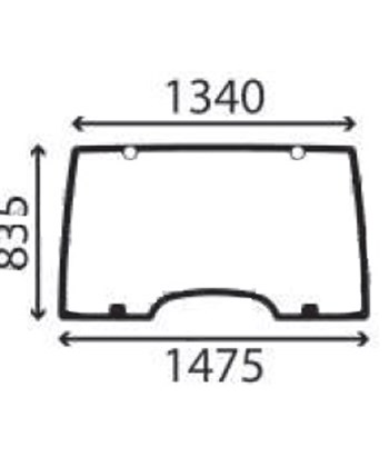 Ανταλλακτικό κρύσταλλο εμπρόσθιο