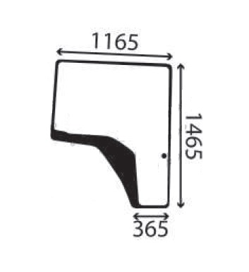 Ανταλλακτικό κρύσταλλο πλαϊνό δεξί 