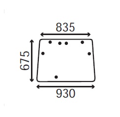 Ανταλλακτικό κρύσταλλο εμπρόσθιο