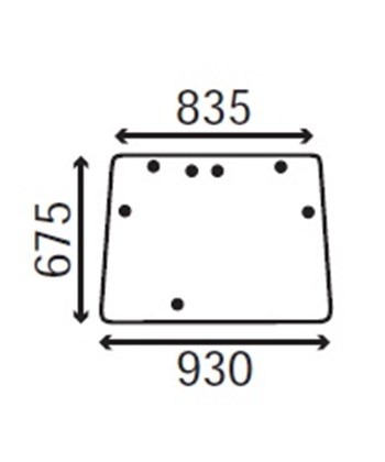 Ανταλλακτικό κρύσταλλο εμπρόσθιο