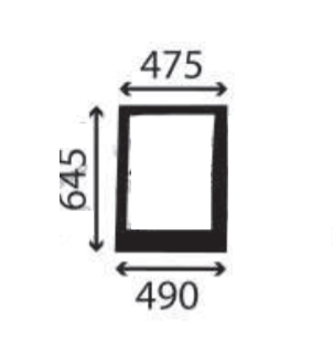 Ανταλλακτικό κρύσταλλο εμπρόσθιο κάτω δεξί