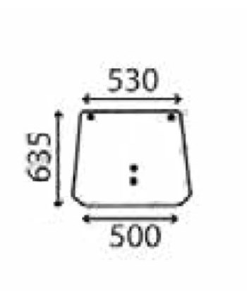Ανταλλακτικό κρύσταλλο πλαϊνό αριστερό/δεξί