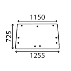 Ανταλλακτικό κρύσταλλο οπίσθιο