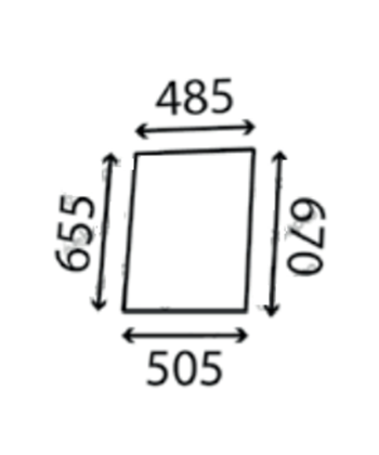 Ανταλλακτικό κρύσταλλο πλαϊνό δεξί