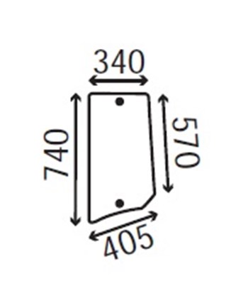 Ανταλλακτικό κρύσταλλο πλαϊνό αριστερό/δεξί