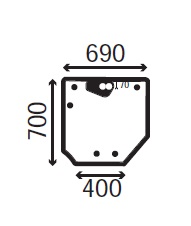 Ανταλλακτικό κρύσταλλο οπίσθιο