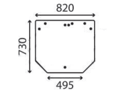 Ανταλλακτικό κρύσταλλο οπίσθιο