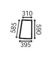 Ανταλλακτικό κρύσταλλο πλαϊνό δεξί