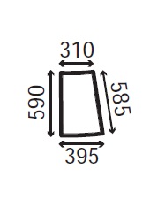 Ανταλλακτικό κρύσταλλο πλαϊνό αριστερό