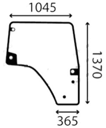 Ανταλλακτικό κρύσταλλο δεξιάς πόρτας