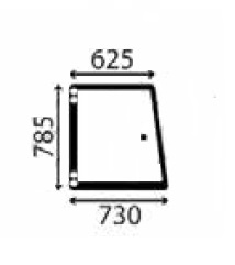 Ανταλλακτικό κρύσταλλο πλαϊνό αριστερό