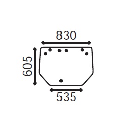 Ανταλλακτικό κρύσταλλο οπίσθιο